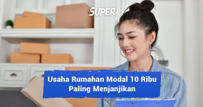 Resep Modal Rp10.000 Jadi Cuan Jutaan