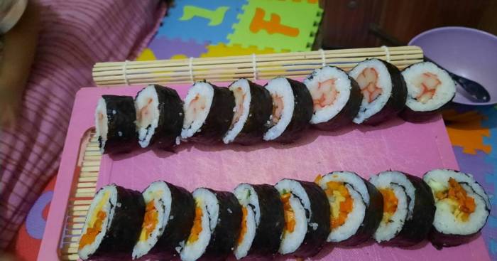 Resep Kimbab Simpel untuk Bekal Sekolah