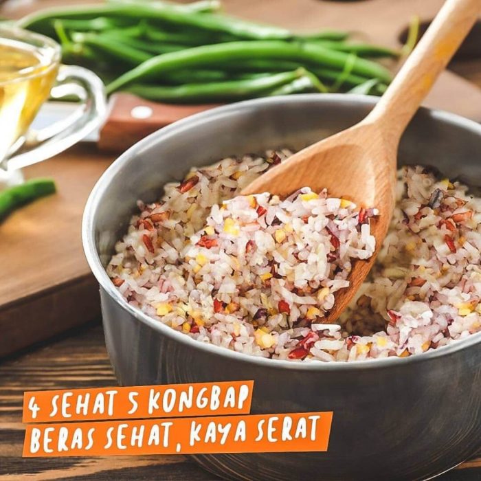 Kreasi Nasi Merah untuk Pola Hidup Sehat