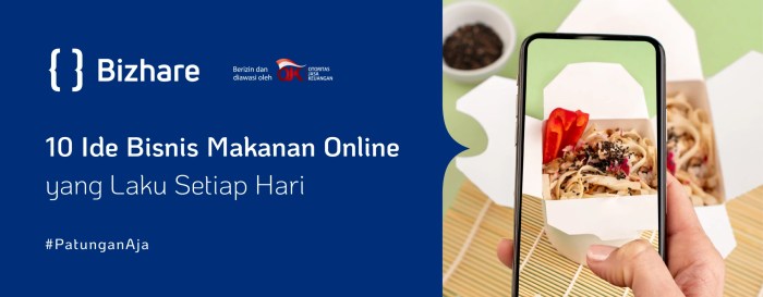 10 Ide Bisnis Makanan Online yang Laku Setiap Hari