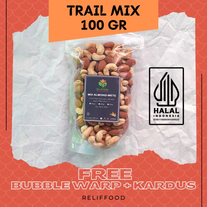 Granola Panggang Buatan Sendiri Dengan Kacang Dan Blueberry Segar Dalam ... Granola Mix Kacang Tanpa Panggang