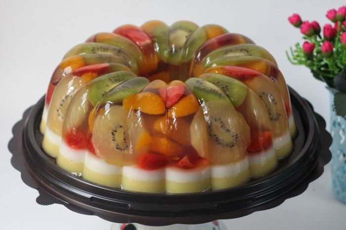 Puding Susu Buah Bebas Gula